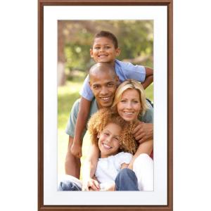 Canvas II – the Smart Art Frame with 27 in. HD Digital Canvas that Renders Images and Photography in Lifelike Detail | 19X29 Black Frame | WiFi-Connected | Powered by NETGEAR (MC327BL)(16”x24” Dark Wood Frame)