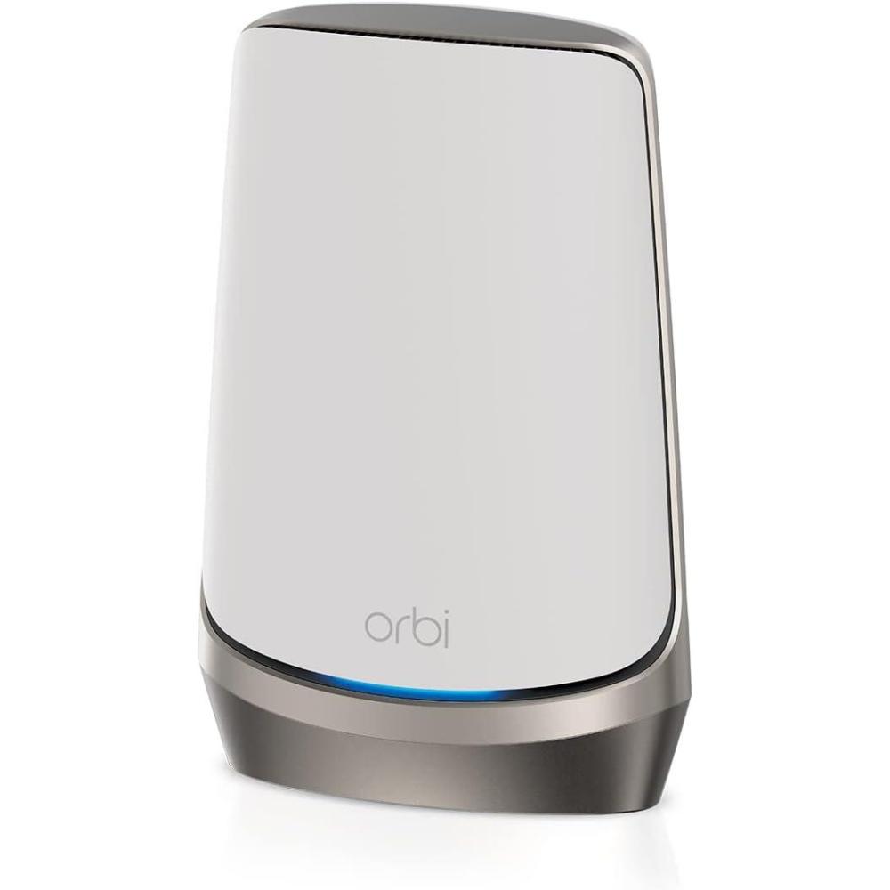 image:imageNETGEAR Orbi 870 Series TriBand WiFi 7 Mesh System RBE873  Router  2 Satellite Extenders Security Features Up to 21 Gbps Covers Up to 9000 Sq Ft 150 Devices 10 Gig Internet Port BE21000WiFi 6E Satellite