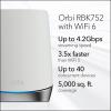 NETGEAR Orbi 770 Series Tri-Band WiFi 7 Mesh Network System (RBE773) – Router + 2 Satellite Extenders, Security Features, Up to 11Gbps, Covers up to 8,000 sq. ft., 100 Devices, 2.5 Gig Internet Port((Discontinued) WiFi 6  2-Pack)