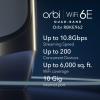 NETGEAR Orbi 870 Series Tri-Band WiFi 7 Mesh System (RBE873) – Router + 2 Satellite Extenders, Security Features, Up to 21 Gbps, Covers Up to 9,000 Sq. Ft., 150 Devices, 10 Gig Internet Port, BE21000(WiFi 6E System)
