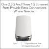 NETGEAR Orbi 870 Series Tri-Band WiFi 7 Mesh System (RBE873) – Router + 2 Satellite Extenders, Security Features, Up to 21 Gbps, Covers Up to 9,000 Sq. Ft., 150 Devices, 10 Gig Internet Port, BE21000(WiFi 6E Satellite)