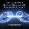 NETGEAR Orbi 870 Series Tri-Band WiFi 7 Mesh System (RBE873) – Router + 2 Satellite Extenders, Security Features, Up to 21 Gbps, Covers Up to 9,000 Sq. Ft., 150 Devices, 10 Gig Internet Port, BE21000(WiFi 6E System)