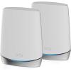 NETGEAR Orbi 770 Series Tri-Band WiFi 7 Mesh Network System (RBE773) – Router + 2 Satellite Extenders, Security Features, Up to 11Gbps, Covers up to 8,000 sq. ft., 100 Devices, 2.5 Gig Internet Port((Discontinued) WiFi 6  2-Pack)