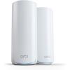 NETGEAR Orbi 770 Series Tri-Band WiFi 7 Mesh Network System (RBE773) – Router + 2 Satellite Extenders, Security Features, Up to 11Gbps, Covers up to 8,000 sq. ft., 100 Devices, 2.5 Gig Internet Port(WiFi 7  2-Pack)