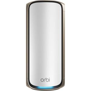 NETGEAR Orbi 970 Series (RBE970) Quad-Band WiFi 7 Mesh Add-on Satellite – Works with Existing 970 Series (973/972/971S), Security Features, Covers up to 3,300 sq. ft., BE27000 802.11be(WiFi 7)