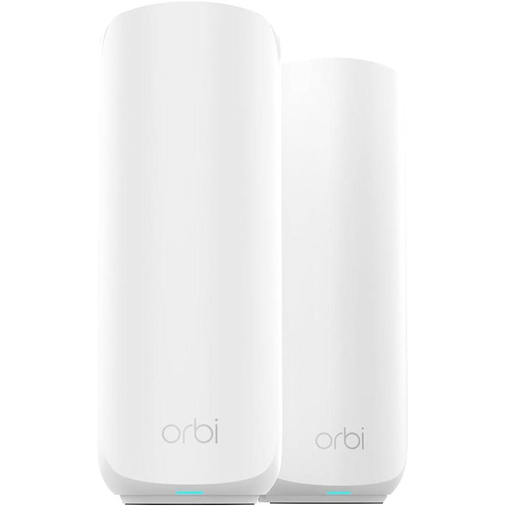 image:imageNETGEAR Orbi 370 Series DualBand WiFi 7 Mesh Network System for Home RBE373 Wireless Router 2 Extenders Security Features 5 Gbps Covers 6000 sqft 70 Devices 25GB Internet Port BE5000WiFi 7 2Pack