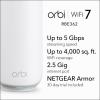 NETGEAR Orbi Whole Home Tri-Band Mesh WiFi 6 System (RBK753) – Router with 2 Satellite Extenders | Coverage up to 7,500 sq. ft. and 40+ Devices | AX4200 (Up to 4.2Gbps)(2-Pack)