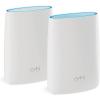 NETGEAR Orbi 370 Series Dual-Band WiFi 7 Mesh Network System for Home (RBE373) – Wireless Router + 2 Extenders, Security Features, 5 Gbps, Covers 6,000 sq.ft., 70 Devices, 2.5GB Internet Port, BE5000(AC3000 | 2-Pack)