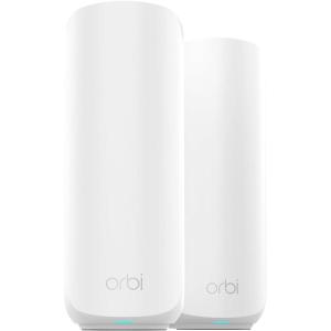 NETGEAR Orbi Whole Home Tri-Band Mesh WiFi 6 System (RBK753) – Router with 2 Satellite Extenders | Coverage up to 7,500 sq. ft. and 40+ Devices | AX4200 (Up to 4.2Gbps)(2-Pack)
