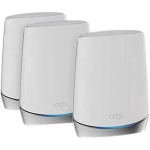 NETGEAR Orbi Whole Home Tri-Band Mesh WiFi 6 System (RBK753) – Router with 2 Satellite Extenders | Coverage up to 7,500 sq. ft. and 40+ Devices | AX4200 (Up to 4.2Gbps)(3-Pack)