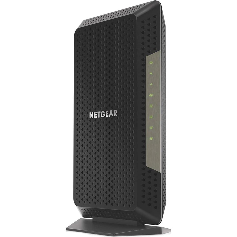 image:imageNETGEAR Nighthawk Cable Modem CM1200  Compatible with All Cable Providers Including Xfinity by Comcast Spectrum Cox  for Plans Up to 2 Gigabits  4 x 1G Ethernet Ports  DOCSIS 31 Black2 Gbps