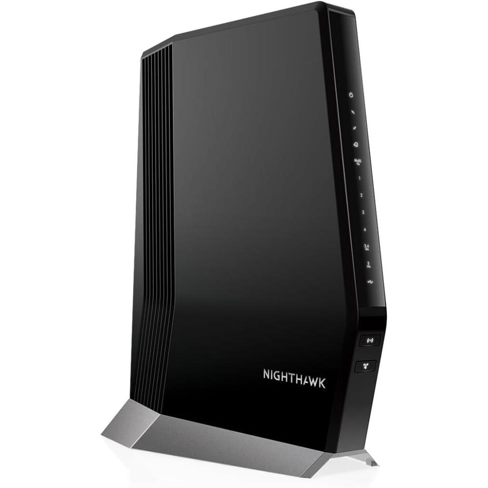 image:imageNETGEAR Nighthawk Cable Modem and WiFi 6 Router Combo CAX80  Compatible with All Major Cable Providers incl Xfinity Spectrum Cox  Cable Plans up to 6Gbps  AX6000 WiFi 6 Speed  DOCSIS 3185L x 43W x 104H
