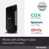 NETGEAR Nighthawk Cable Modem CM1200 – Compatible with All Cable Providers Including Xfinity by Comcast, Spectrum, Cox | for Plans Up to 2 Gigabits | 4 x 1G Ethernet Ports | DOCSIS 3.1, Black(2 Gbps)