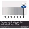 NETGEAR Nighthawk Cable Modem CM1200 – Compatible with All Cable Providers Including Xfinity by Comcast, Spectrum, Cox | for Plans Up to 2 Gigabits | 4 x 1G Ethernet Ports | DOCSIS 3.1, Black(2 Gbps)