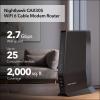 NETGEAR Nighthawk Cable Modem and WiFi 6 Router Combo (CAX80) – Compatible with All Major Cable Providers incl. Xfinity, Spectrum, Cox – Cable Plans up to 6Gbps – AX6000 WiFi 6 Speed – DOCSIS 3.1(10 x 8.3 x 4.3 inches)