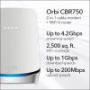 NETGEAR Orbi Cable Modem Router Combo Mesh System (CBK752) DOCSIS 3.1 – AX4200 WiFi 6 (4.2 Gbps) – Works with Xfinity, Spectrum, Cox & More – Covers 5,000 sq.ft., 40 Devices – Free Expert Help(1-Pack)