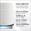 NETGEAR Orbi Cable Modem Router Combo Mesh System (CBK752) DOCSIS 3.1 – AX4200 WiFi 6 (4.2 Gbps) – Works with Xfinity, Spectrum, Cox & More – Covers 5,000 sq.ft., 40 Devices – Free Expert Help(2-Pack)