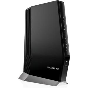 NETGEAR Nighthawk Cable Modem and WiFi 6 Router Combo (CAX80) – Compatible with All Major Cable Providers incl. Xfinity, Spectrum, Cox – Cable Plans up to 6Gbps – AX6000 WiFi 6 Speed – DOCSIS 3.1(8.5″L x 4.3″W x 10.4″H)
