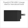 NETGEAR Nighthawk Mobile Fast Charger (MHPADPT) – Powers Your Nighthawk M7 Pro, M7, M6 Pro or M6 Mobile Hotspot or Other USB-C Devices, Ready for International Travel, Compact Design
