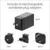 NETGEAR Nighthawk Mobile Fast Charger (MHPADPT) – Powers Your Nighthawk M7 Pro, M7, M6 Pro or M6 Mobile Hotspot or Other USB-C Devices, Ready for International Travel, Compact Design