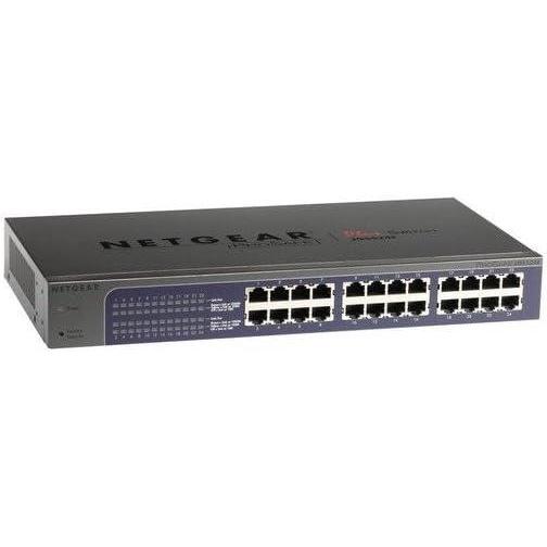 image:imageNETGEAR 16Port Gigabit Ethernet Smart Managed Plus PoE Network Switch Hub Internet Splitter JGS516PE  with 8 x PoE  85W DesktopRackmount and ProSAFE Lifetime Protection24 Port  12xPoE 100W