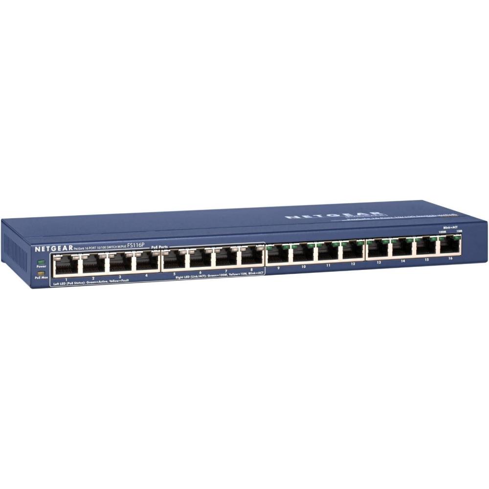 image:imageNETGEAR ProSafe FS116P Ethernet Switch