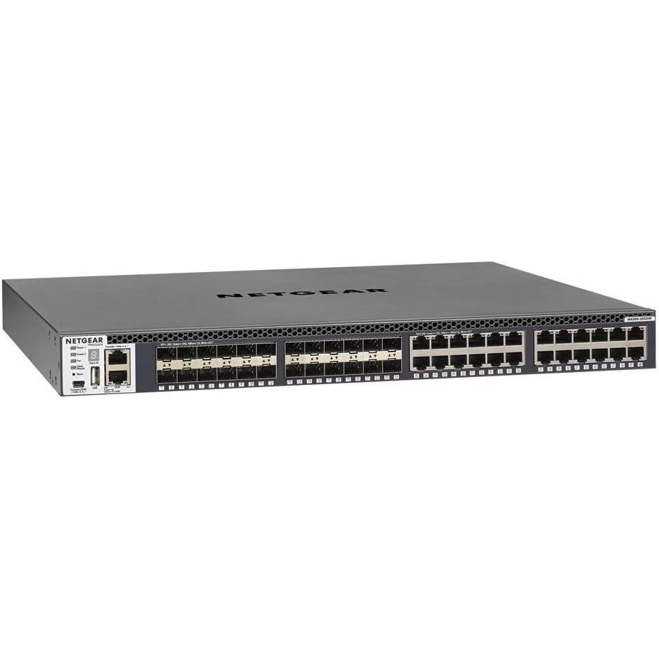 image:imageNETGEAR XSM4348S M430024X24F 24x 10G RJ45 amp 24x 10G SFP L3 Fully Managed Switch Renewed