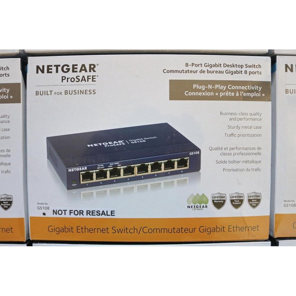 image:imageNetGear 8Port Gigabit Ethernet Switch