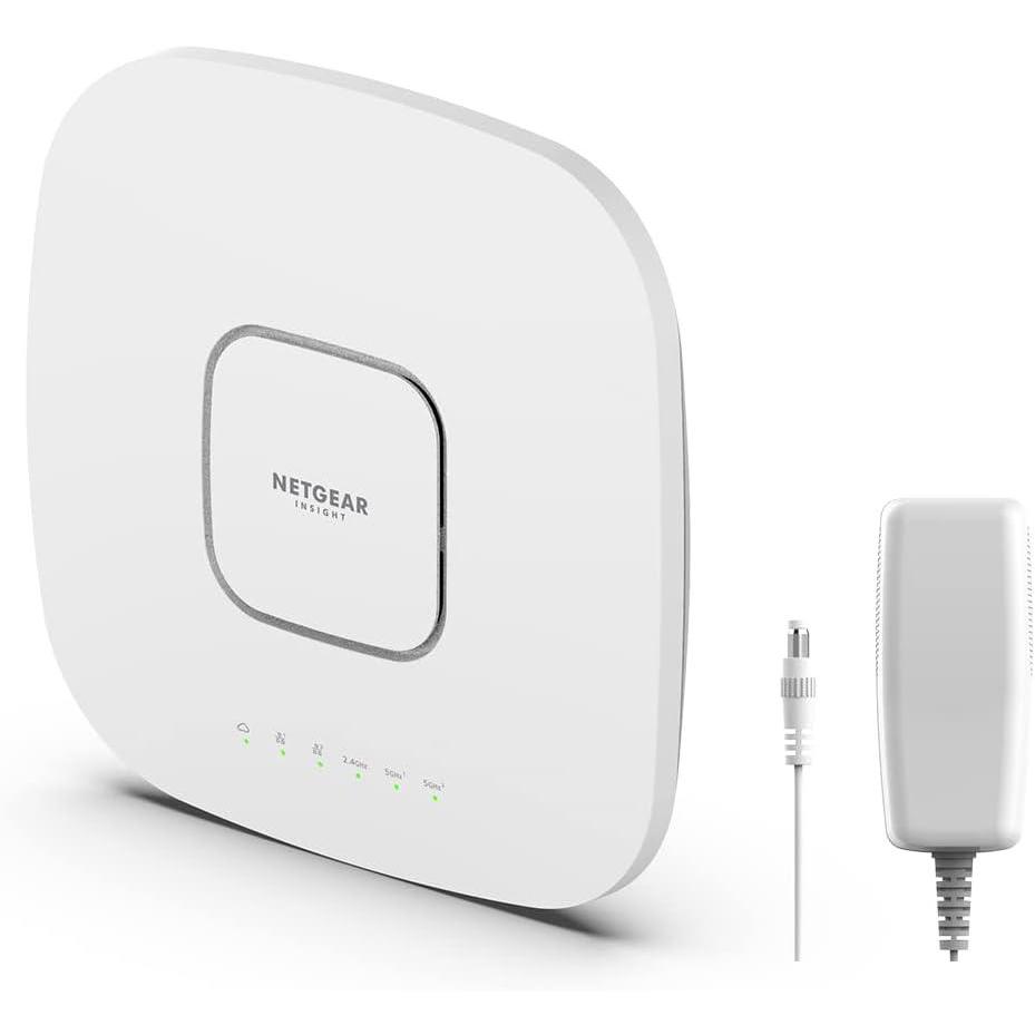 image:imageNetgear Cloud Managed Wireless Access Point WAX615 WiFi 6 DualBand AX3000 80211ax Insight Remote Management PoE or AC Adapter or Mounts not Included RenewedAX6000  WiFi 6  PoE