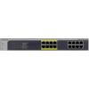 NETGEAR 16-Port Gigabit Ethernet Smart Managed Plus PoE Network Switch, Hub, Internet Splitter (JGS516PE) – with 8 x PoE @ 85W, Desktop/Rackmount, and ProSAFE Lifetime Protection(16 Port | 8xPoE 85W)