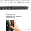 NETGEAR 16-Port Gigabit Ethernet Smart Managed Plus PoE Network Switch, Hub, Internet Splitter (JGS516PE) – with 8 x PoE @ 85W, Desktop/Rackmount, and ProSAFE Lifetime Protection(8 Port | 4xPoE+ 47W | CLICK Mount)