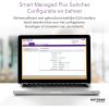 NETGEAR 16-Port Gigabit Ethernet Smart Managed Plus PoE Network Switch, Hub, Internet Splitter (JGS516PE) – with 8 x PoE @ 85W, Desktop/Rackmount, and ProSAFE Lifetime Protection(8 Port | 4xPoE+ 47W | CLICK Mount)