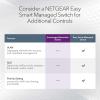 NETGEAR 8-Port 2.5GB Switch – Multi-Gigabit Ethernet Unmanaged Essentials Network Switch (MS308) – 8 x 1G/2.5G – Desktop or Wall Mount – Limited 3 Year Protection