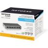 NETGEAR 8-Port Gigabit Smart Managed Plus Switch, ProSAFE Lifetime Protection (GS108Ev3) (Renewed)(08 Port)