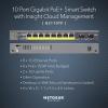 NETGEAR 8-Port PoE Gigabit Ethernet Smart Switch (GS110TP) – Managed with 8 x PoE+ @ 55W, 2 x 1G SFP, Desktop (Renewed)(8 Port)