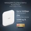 NETGEAR Cloud Managed Wireless Access Point (WAX620PA) – WiFi 6 Dual-Band AX3600 Speed | Up to 256 Client Devices | 802.11ax | Insight Remote Management | PoE+ Powered or Included AC Adapter (Renewed)(AX3600 | 1 Pack | AC Power)