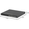 Netgear – XSM4328CV-100NES – NETGEAR M4350 XSM4328CV 24x10G/Multi-Gig PoE+ (576W Base, up to 720W) and 4xSFP28 25G Managed Switch