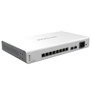NETGEAR 10-Port Gigabit Ethernet Smart Managed Pro PoE Switch with Insight Cloud Management (GC510PP) – with 8 x PoE+ @ 195W, 2 x 1G SFP, Desktop/Rackmount (Renewed)(Cloud | L2+ Managed)