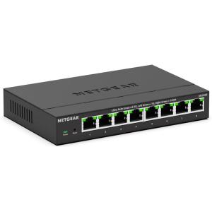 NETGEAR 5-Port Multi-Gigabit Ethernet Easy Smart Managed Essentials Switch (MS305E) – Managed with 5 x 1G/2.5G, Desktop or Wall Mount, and Limited 5 Year Protection(8 Port  2.5G  Easy Managed)