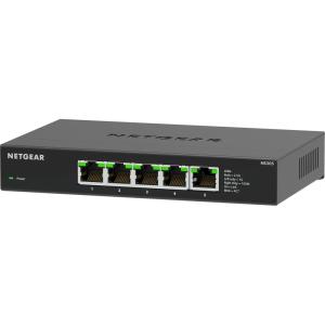 NETGEAR 5-Port Multi-Gigabit Ethernet Easy Smart Managed Essentials Switch (MS305E) – Managed with 5 x 1G/2.5G, Desktop or Wall Mount, and Limited 5 Year Protection(5 Port  2.5G  Unmanaged)