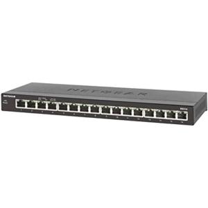 NETGEAR GS305, 5 Port Gigabit Ethernet Network Switch, Ethernet Splitter, Hub, Desktop, Sturdy Metal, Fanless, Plug and Play(16 Port)
