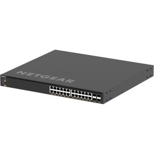 Netgear – XSM4328CV-100NES – NETGEAR M4350 XSM4328CV 24x10G/Multi-Gig PoE+ (576W Base, up to 720W) and 4xSFP28 25G Managed Switch