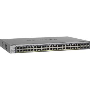 Netgear GS752TPSB-100NAS 52-Port Smart Managed Pro Stackable Switch, 48GbE PoE/PoE+, 384W, 6 SFP+, ProSAFE Lifetime Protection (GS752TPSB)