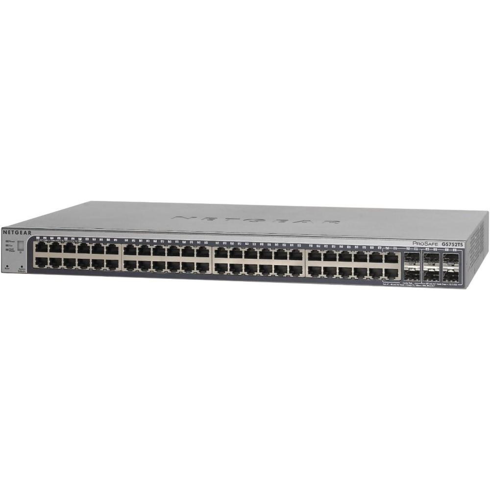image:imageNETGEAR 48Port Gigabit Ethernet Smart Managed Pro Switch GS748T  with 4 x 1G SFP DesktopRackmount and ProSAFE Lifetime Protection Renewed52 Port  6 x UPlinks