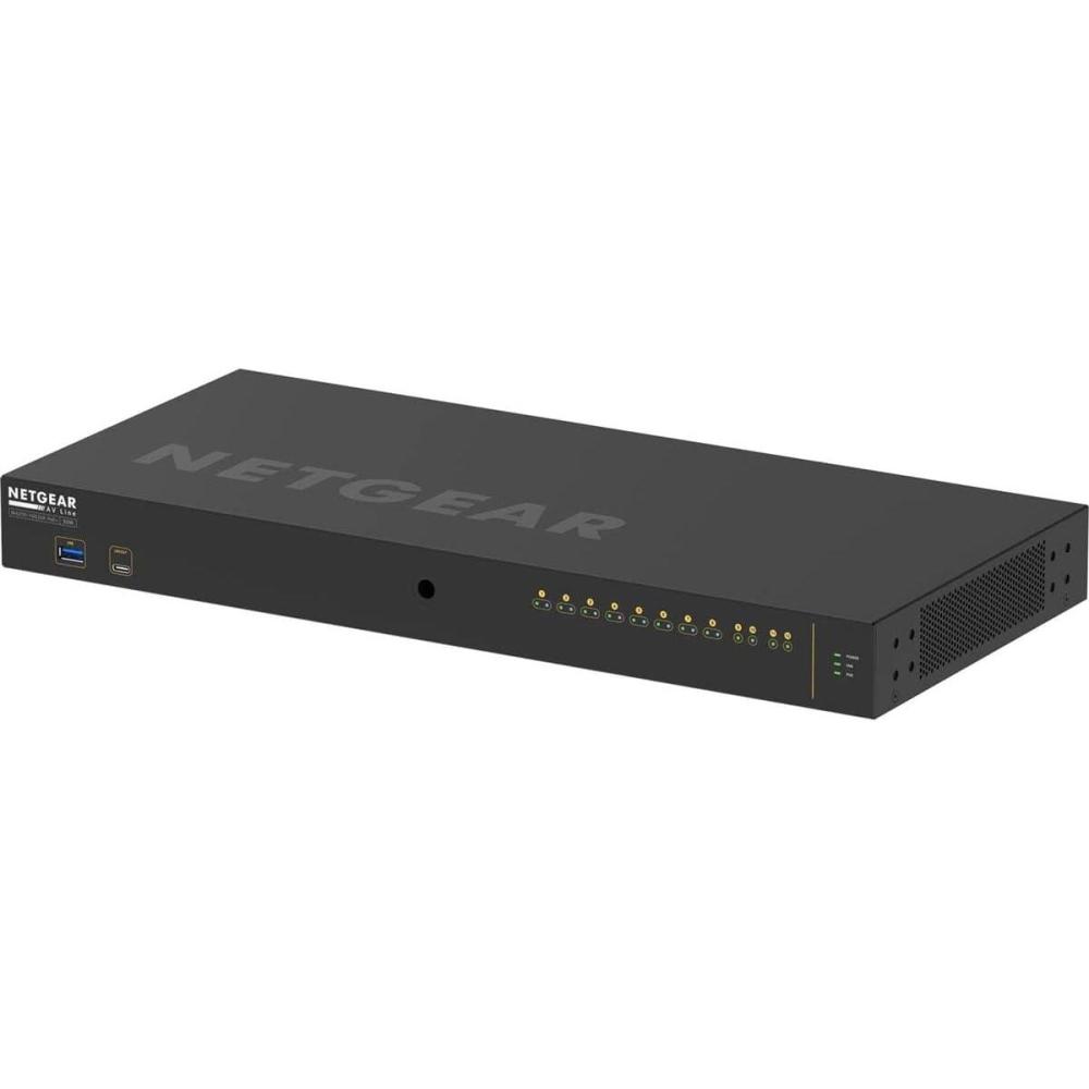 image:imageNetgear AV Line M4250 GSM4212PX 8Port Gigabit 4464 Mpps Forwarding Rate PoE Compliant Managed AV Switch with SFP 240W