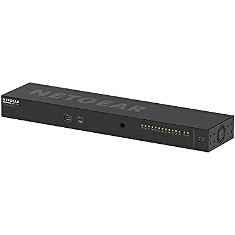 image:imageNetgear AV Line M425012M2XF 12x25G and 2xSFP Managed Switch MSM4214X  12 Ports  Manageable  3 Layer Supported  Modular  3790 W Power Consumption  Optical Fiber Twisted Pair  1U  Rackmo