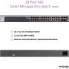 Netgear ProSafe XS728T 28-Port 10-Gigabit Ethernet L2+ Smart Managed Pro Switch (Renewed)(28 port | 10G | 4xSFP+)