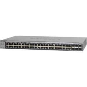 NETGEAR 48-Port Gigabit Ethernet Smart Managed Pro Switch (GS748T) – with 4 x 1G SFP, Desktop/Rackmount, and ProSAFE Lifetime Protection (Renewed)(52 Port | 6 x UPlinks)