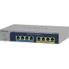 NETGEAR 8-Port Ultra60 PoE Multi-Gigabit Ethernet Plus Switch (MS108EUP) – Managed, with 4 x PoE++ and 4 x PoE+ @ 230W, Desktop or Wall Mount (Renewed)(8 Port | 8xPoE+ 230W | 2.5G | Lifetime)
