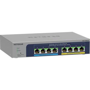 NETGEAR 8-Port Ultra60 PoE Multi-Gigabit Ethernet Plus Switch (MS108EUP) – Managed, with 4 x PoE++ and 4 x PoE+ @ 230W, Desktop or Wall Mount (Renewed)(8 Port | 8xPoE+ 230W | 2.5G | Lifetime)